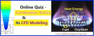 Online quiz on combustion basics and its CFD modeling