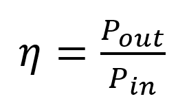 pump-curve-efficiency formula
