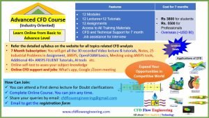 Advanced CFD Online Course May 2024
