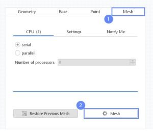 Sim flow serial and parallel computation in CFD