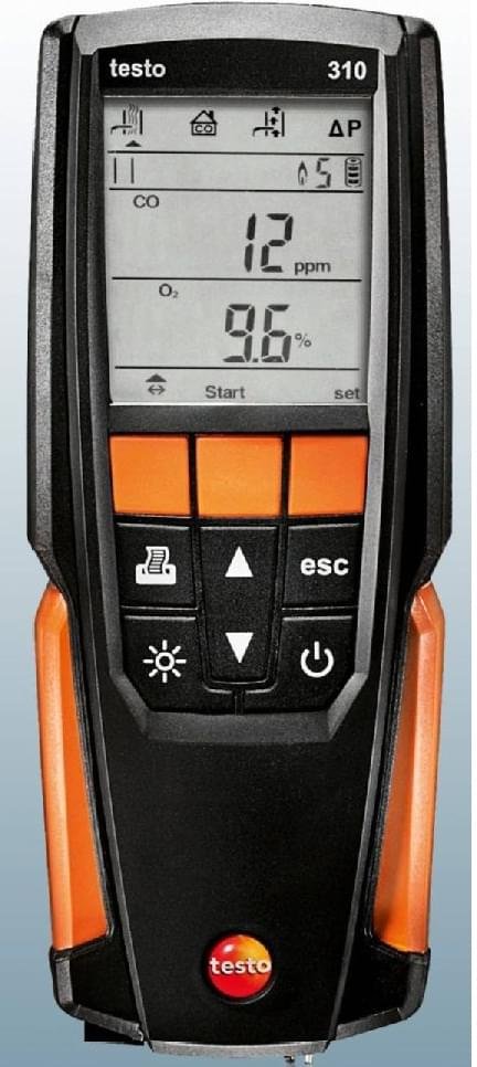 flue gas Analyzer for CO and NOx.