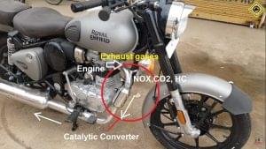 IC Engine for Low emission bike, BS 6 with SCR system