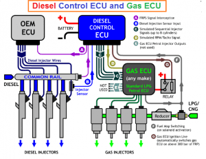 Dual Fuel ECU for Diesel Engine